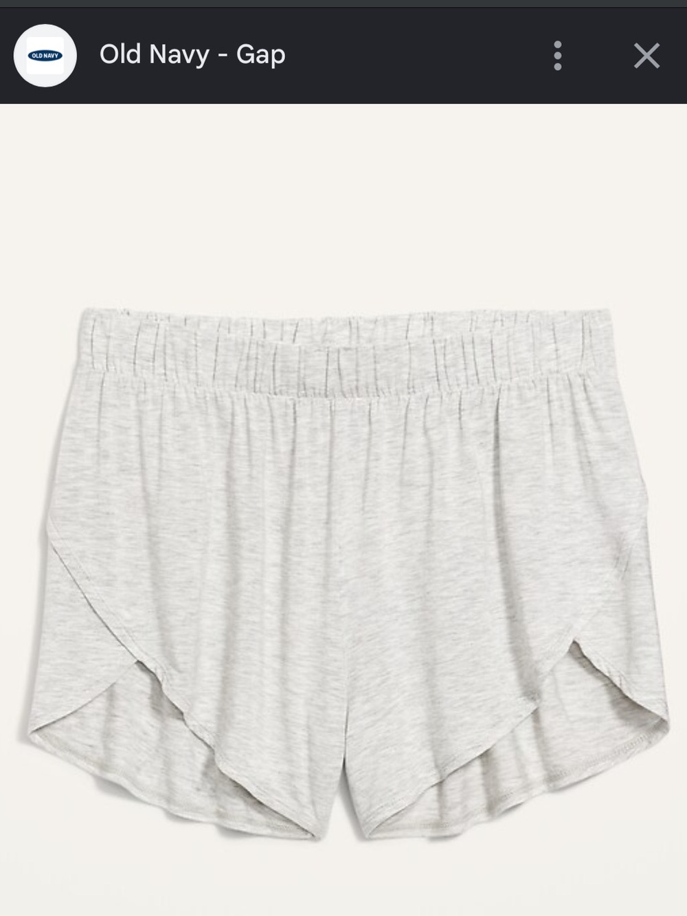 Old Navy Highwaisted Sunday Sleep Ultra Soft Dolphin-Hem Pajama Shorts -